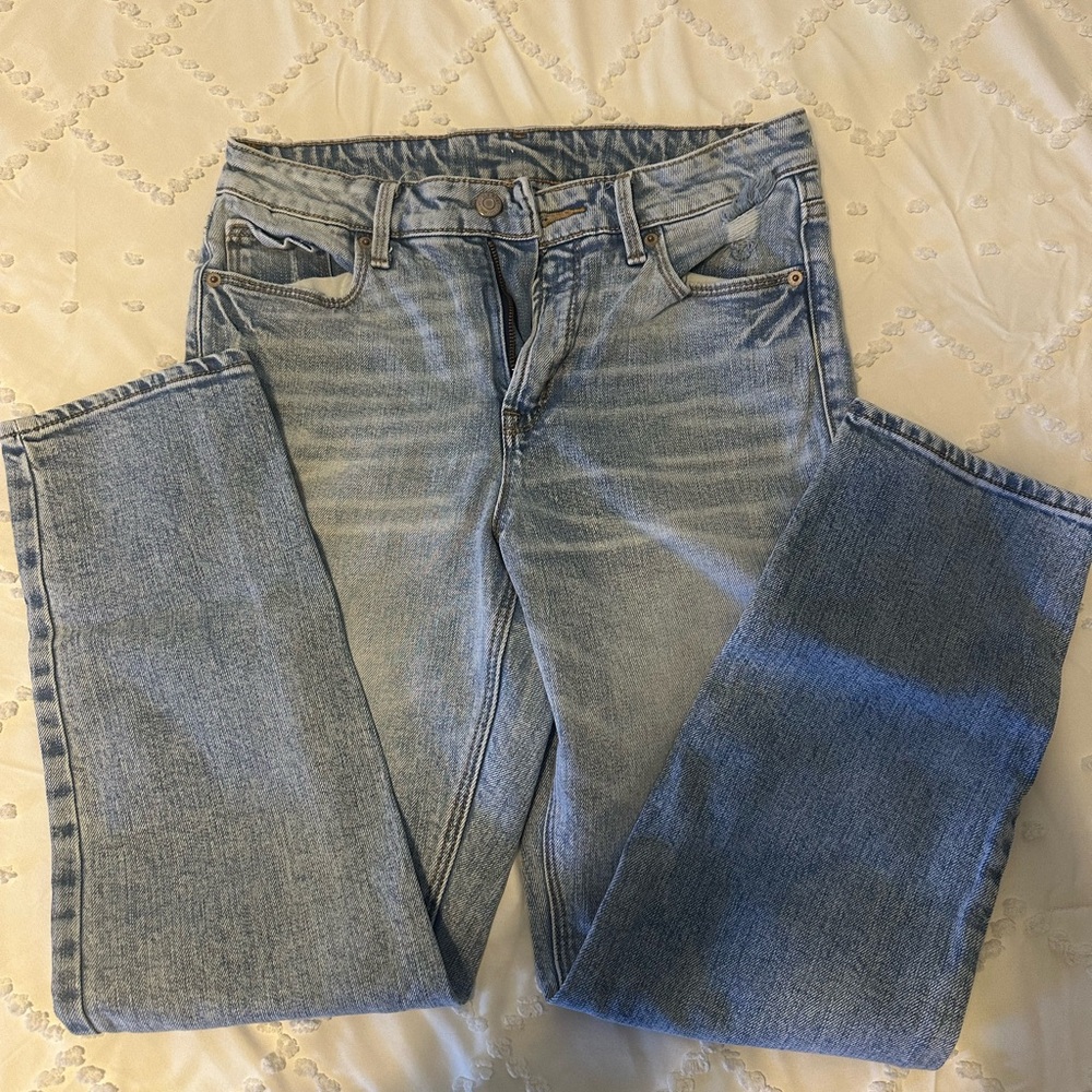 Classic straight leg Blue Denim Jeans